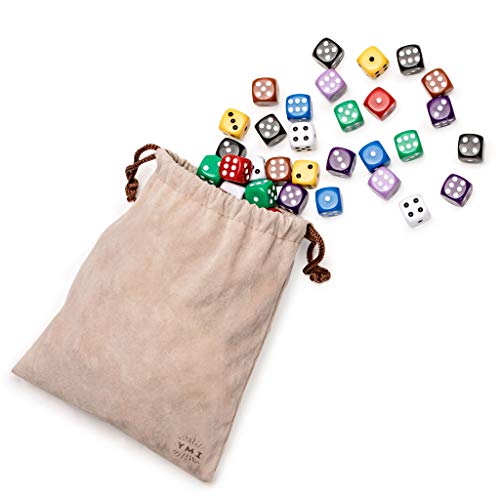 Yellow Mountain Imports Ultimate Rounded 6-Sided Dice - Set Of 100, 16Mm, Multi-Colored Dice For Board Games, Dice Games, Math Games #TOP2