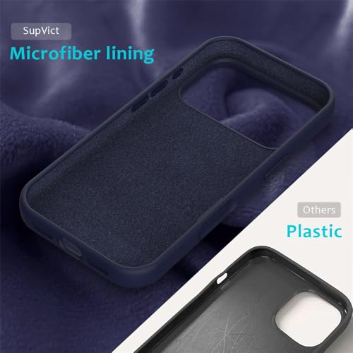 Image of Back Cover Compatible with iPhone 17 Pro Max Case Liquid Silicone Full Protection Shock Proof Back Cover for iPhone 17 Pro Max (Blue)
