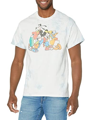 T-shirt Disney Characters Cali Vintage homme blanc bleu manches courtes taille S