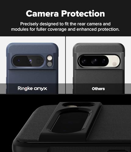 Image of Ringke Onyx for Google Pixel 8 Pro Case [Feels Good in The Hand] Oil & Dirt Resistant, Enhanced Camera Lens Protection, Comfortable Grip, Non-Slip, Lightweight Cover - Navy