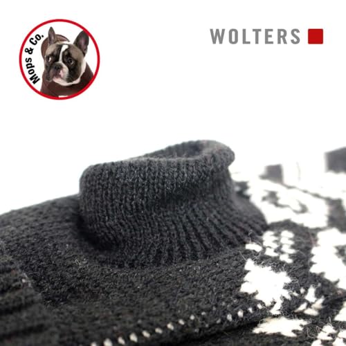 Wolters | Norweger Pulli für Mops & Co. schwarz/weiß | 40 cm