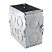 Thomas & Betts GW135-G 3-3/4-Inch Length by 1-15/16-Inch Width by 3-1/2-Inch Depth Galvanized Gangable Masonry Outlet Box, 20-Pack
