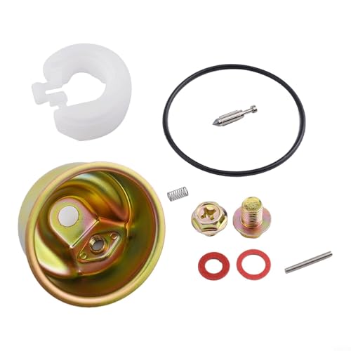 WIIYENA Kit de réparation de carburateur compatible avec Honda GX120, GX200, GXV140, GXV160, comprend une aiguille de cuvette et joint de flotteur pour...
