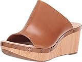 Clarks Women's Annadel Molly Wedge Sandal, tan Leather, 085 M US