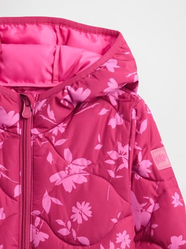 Image of GAP Baby Girls' Logo Lightweight Puffer Jacket