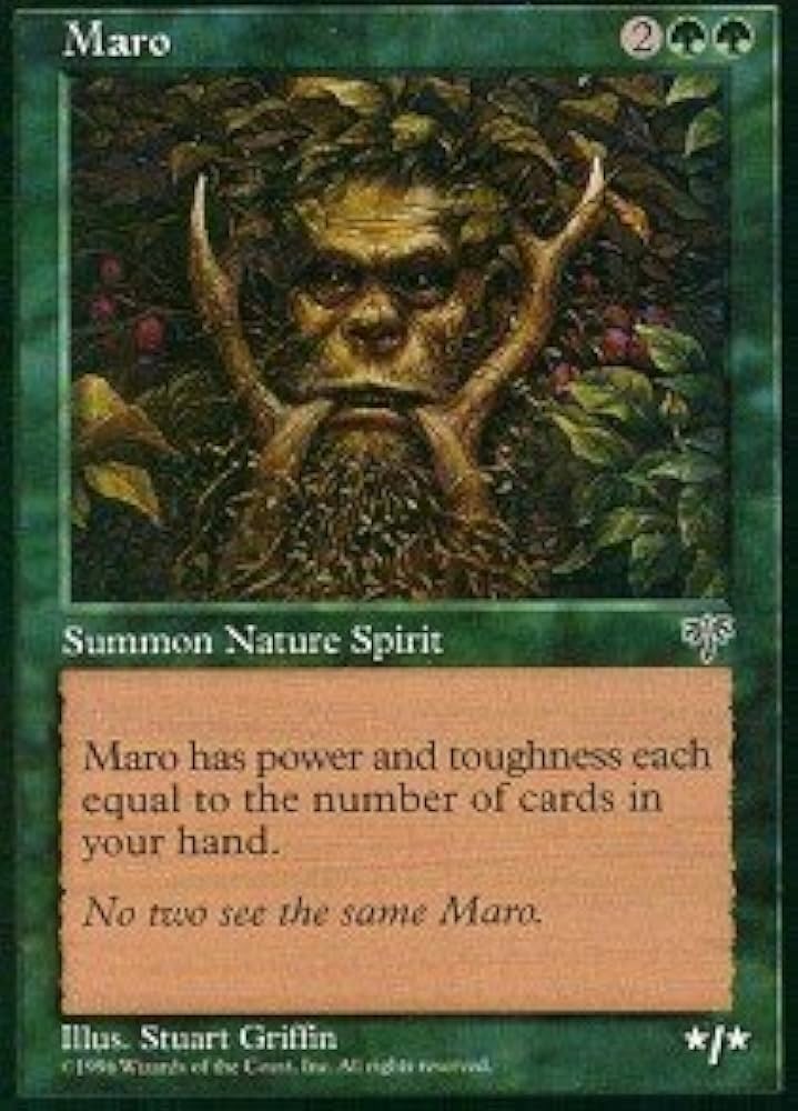 Amazon.com: Magic The Gathering - Maro - Mirage : Toys & Games