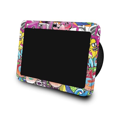 Image of Glossy Glitter Skin Compatible with Amazon Echo Show 8 (3rd Gen, 2023) - Funky Graffiti - Premium 3M Vinyl Protective Wrap Decal Cover - Easy to Apply | Crafted in The USA by MightySkins