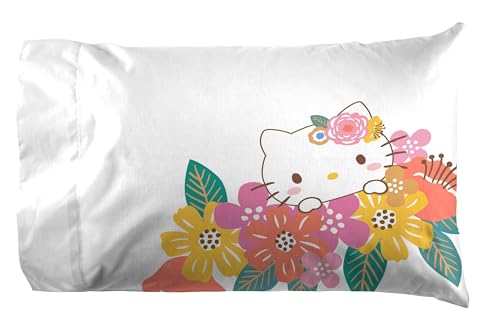 Parure de lit Hello Kitty 4 pièces grand lit au design multicolore unique