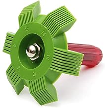 Air Conditioner Fin Comb, Air Conditioner Fin Condenser Comb Coil Cleaner Refrigeration Radiator Tool - Green