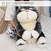 Juju Grumpy Cat Plush (26 in) - Giant Plush Stuffed Cat Plushies - Funny Stuffed Animals Plushie - Black Stuffy - Funny Plushies - Annoyed Stuffies #4