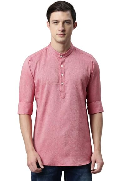 Men Cotton Solid Kurta-image-45