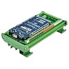 Terminal Block Adapter Module for Arduino GIGA R1 WiFi, DIN Rail or Screw Mount, GPIO Breakout Board, Standard Version