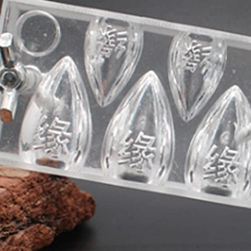 Moule conique acrylique transparent 10 grilles sans bulle - 4