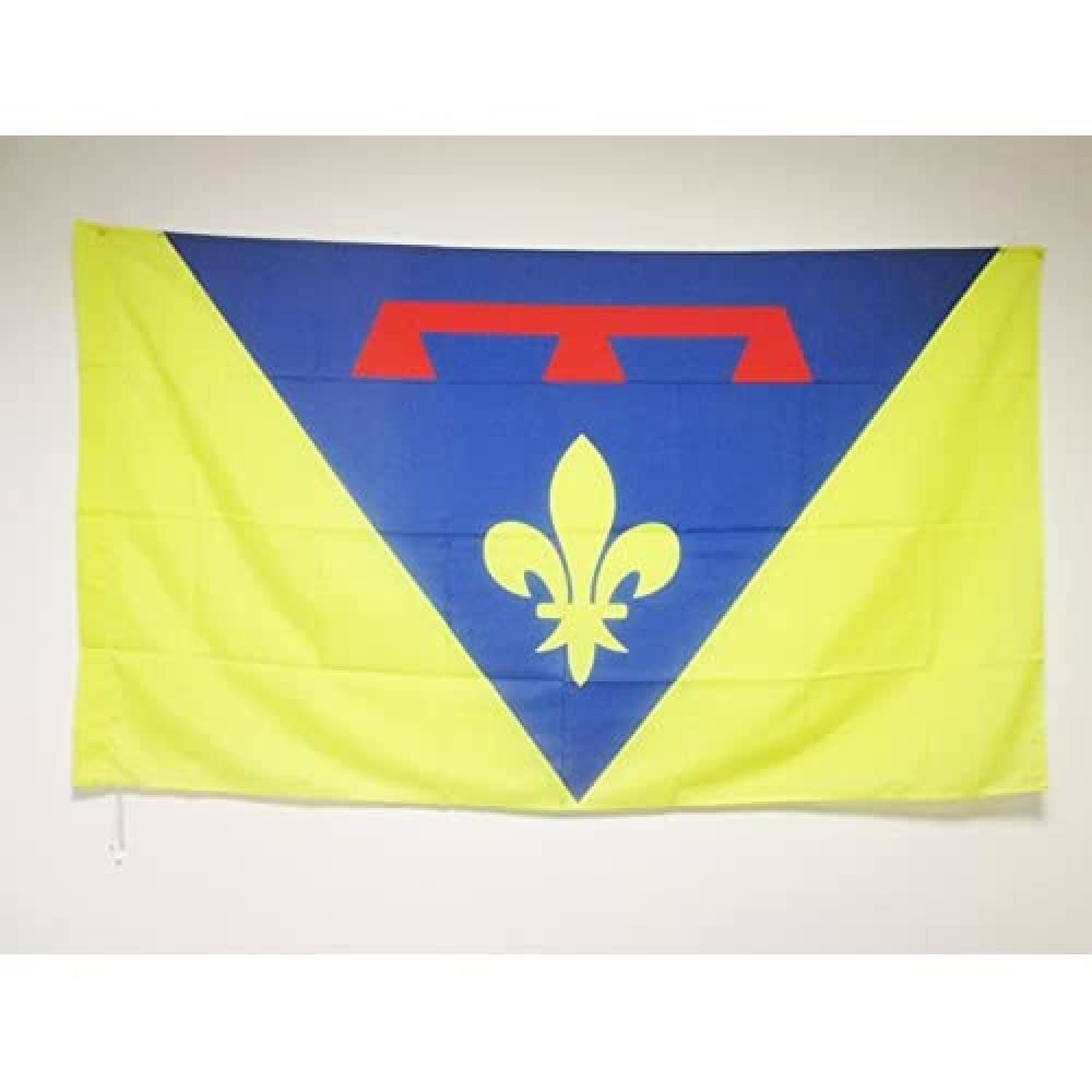 AZ FLAG - French Department of Var Flag - 2x3 Ft - Department of France Banner with Sleeve - 100% Polyester - Fade Resistant - Vivid Colors - 2' x 3' Feet - 90x60 Cm