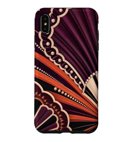 �p�[�����̃A�[���f�R�I�y���̃t�@�� �X�}�z�P�[�X iPhone XS Max �p