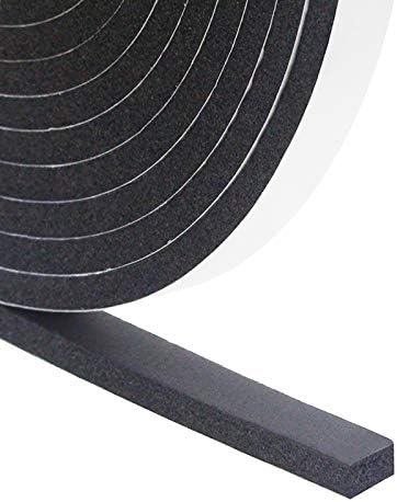 Foam Insulation Tape, Weather Stripping Seal Strip for Doors and Windows,Sliding Door,Soundproofing Door Seal,Weatherstrip,Air Conditioning Seal Strip (1/2In x 1/4In x 33Ft)