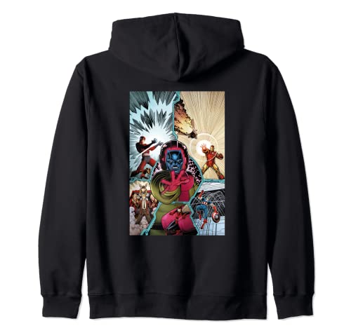 Sweat à capuche Marvel Avengers Kang imprimé couverture de comic rétro