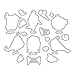 Sizzix 660954 Framelits 18 Piece Bird Crazy Die Set