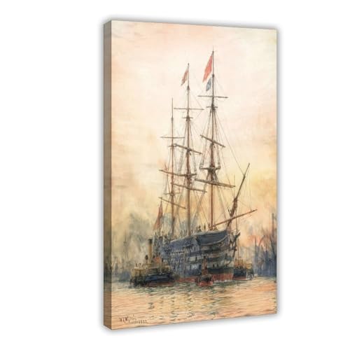Impression sur toile premium The Last Journey of Victory Wyllie cadre