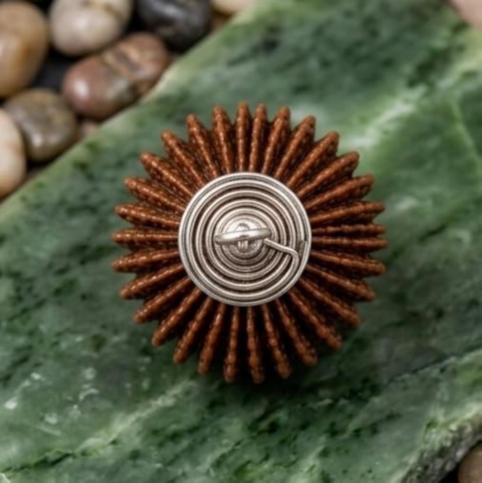 20 Mukhi Rudraksh Natural Sacred Bead Pendant for Lord Brahma