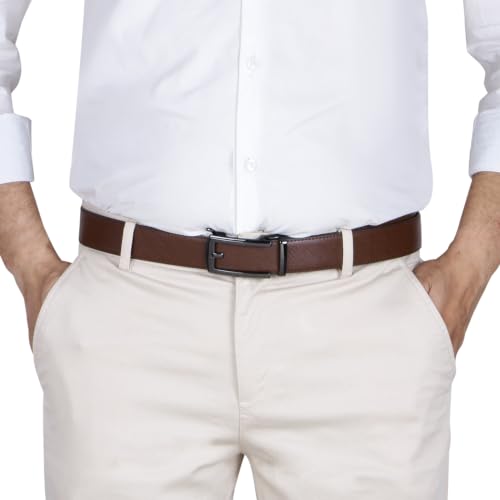 Image of Labnoft Men's PU Leather Auto-lock Belt