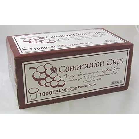 Swanson Communion Cups Clear 1 3/8 1000 CT Cover
