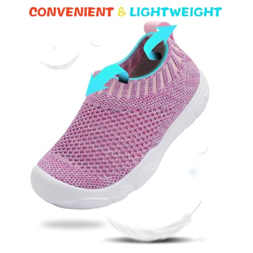 Image of JOINFREE Toddler Boys Girls Sneaker Slip On Shoes Kids Lightweight Breathable Walking Shoes