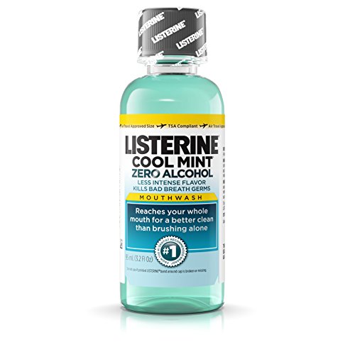 Listerine Antiseptic Zero Cavity Mouthwash, Clean Mint, 3.2 Ounce (Pack of 24) - image 6