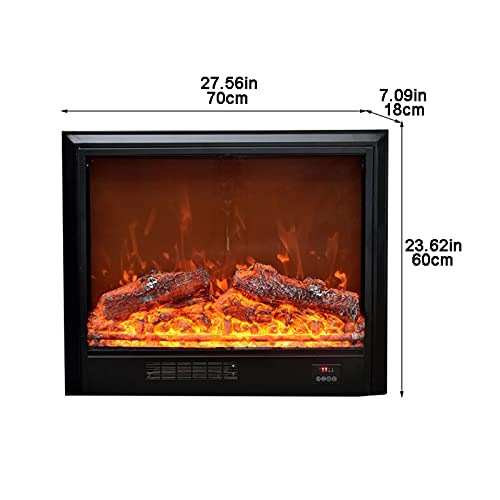 Biocamine Inbouw elektrische open haard Dual control systeem elektrische open haard met gesimuleerde vlameffect Indoor… - Image 5