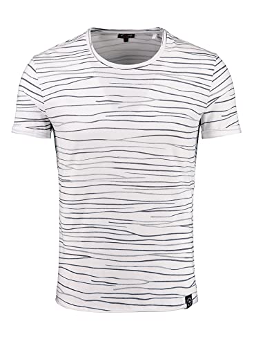 KEY LARGO Way Round T-Shirt, Bianco/Navy (2004), L...