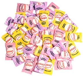 intact Traubenzucker Bonbons einzeln verpackt • 500g pro Beutel • 100% Vegan (Joghurt-Mix)