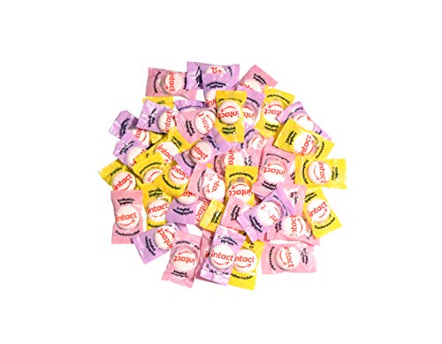intact Traubenzucker Bonbons einzeln verpackt 500g pro Beutel 100% Vegan (Joghurt-Mix)