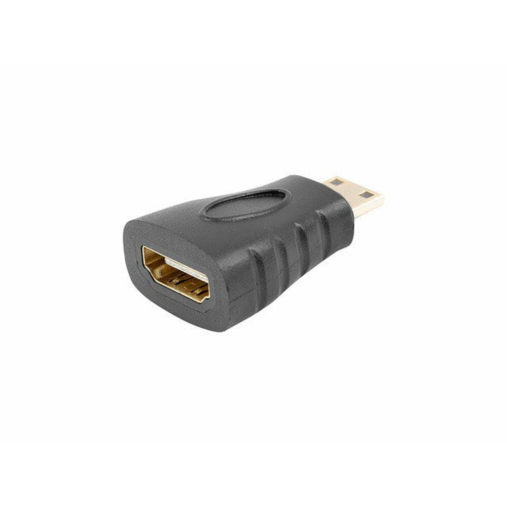 Bigbuy Home Black Lanberg Ad-0037-Bk Mini Hdmi To Hdmi Adapter