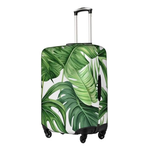 FEMOS Tropical Palm Banana Leaves - Travel Suitcase Cover Elastic Luggage Covers Trolley Protector Cover Fits 18-32 Inch Luggage2