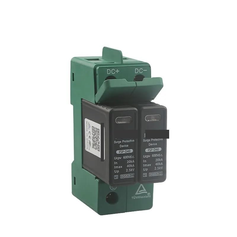 2P DIN Szyna Słoneczna Ochrona przeciwprzepięciowa DC PV SPD 600V 800V 20KA-40KA ogranicznik przepięć mocy ogranicznik przepięć niskiego napięcia | 800 V DC