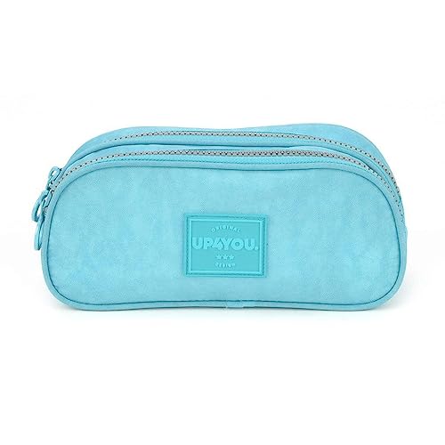 Estojo Duplo Crinkle Turquesa Up4You - Luxcel 2023