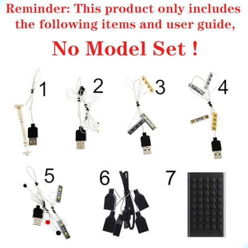 MENZAVA LED Light Kit Compatible with LEGO 10278 Police Station Icons Building Blocks Model - Model Set NOT Included - Image 3