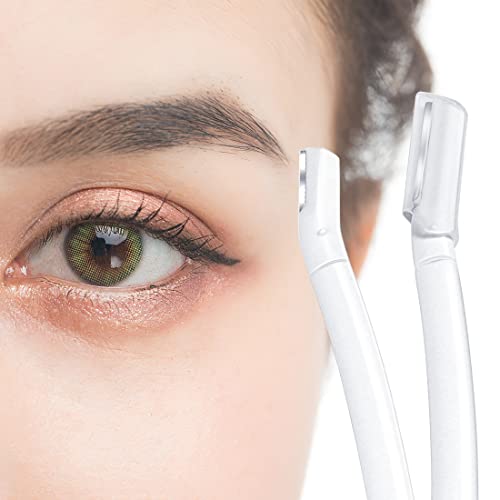 Augenbrauenrasierer, Augenbrauen Rasierklingen Shaper Gesichts Haar Entferner Trimmer Gesicht Rasierer Augenbrauen Rasier Dermaplaning Tool für Damen Gesichts und Karosserie, 3 Stück - Image 4
