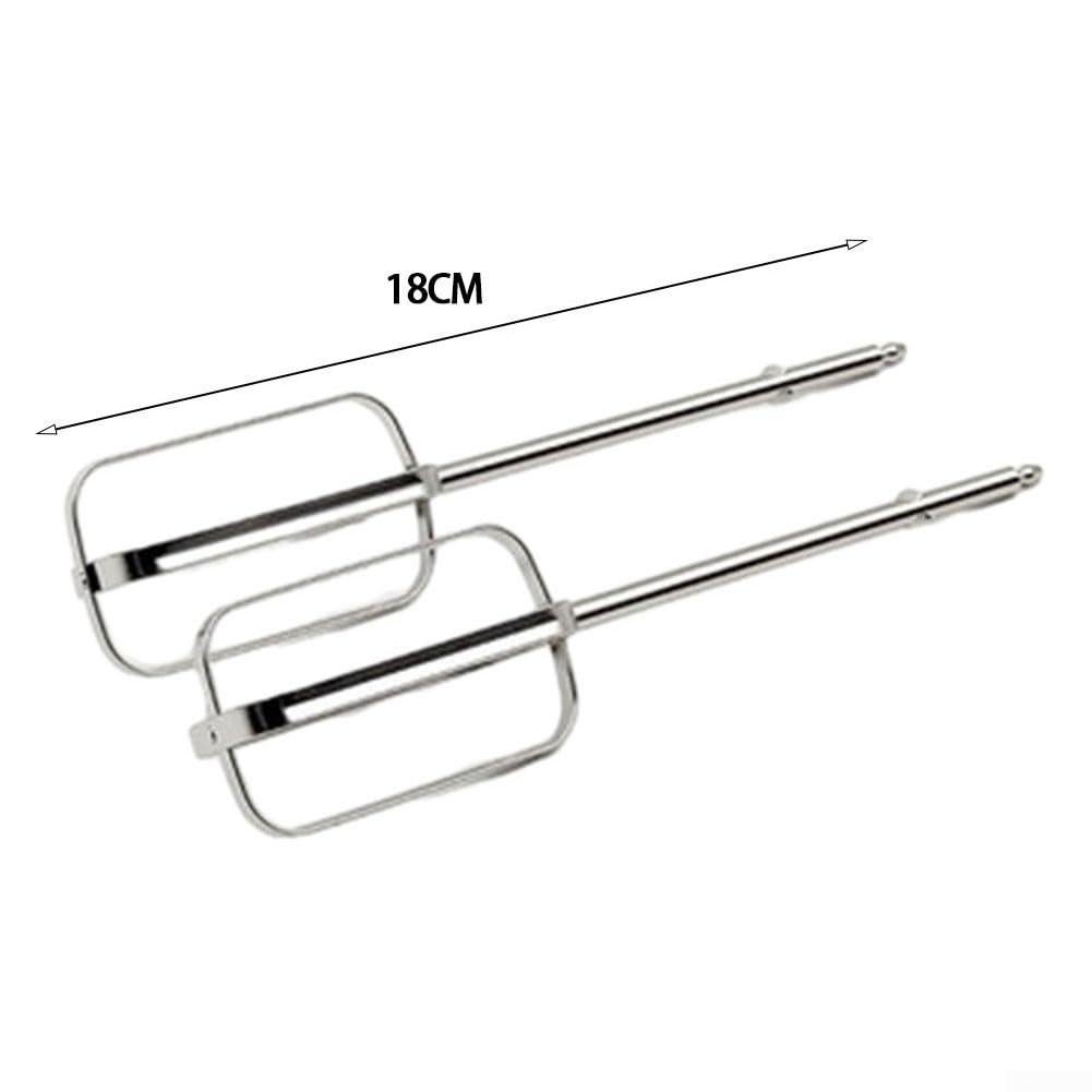 Gdfnmogo Juego de 2 accesorios de batidor turbo, batidores turbo batidores de mano, batidores de huevos de acero inoxidable, accesorios para batidoras de mano Kenwood (4 palos)