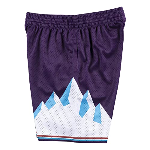 Pantalón corto Mitchell Ness Utah Jazz baloncesto morado retro 2