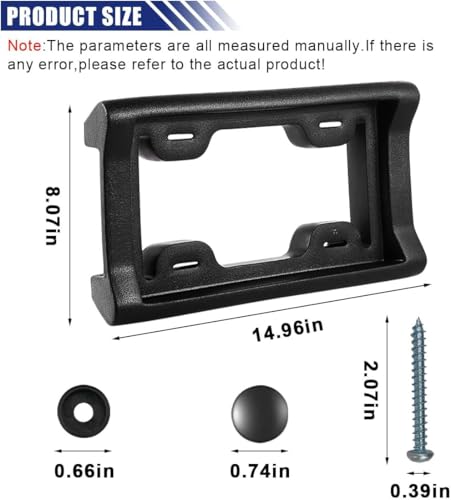 image for BLVD-LPF OBEY YOUR LUXURY License Plate Frame Bumper Guard Screws Incl