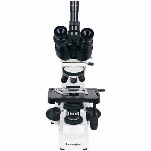 Image of Ken-A-Vision T-29042 Research Microscope, 10x Eyepiece, Trinocular Head and Semi Plan Objectives