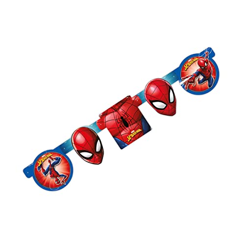 Faixa Parabens R319 Spider Man Animacao - Pacote Com 01 Un Regina Colorido