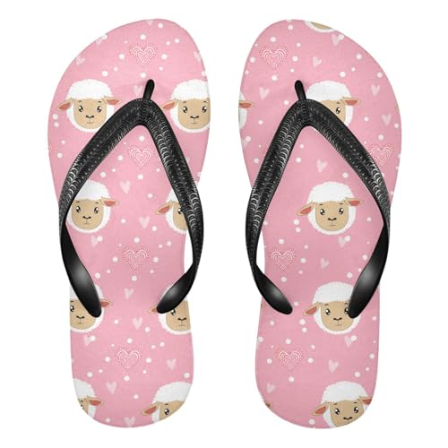 Cute Sheep Flip Flop Beach Summer Casual Sandal for Women & Men Shower Shoes 20861734