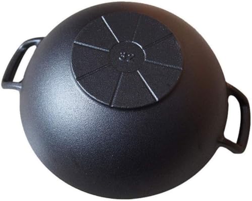 Wok profesional de hierro sin recubrimiento 32 cm miniatura 3