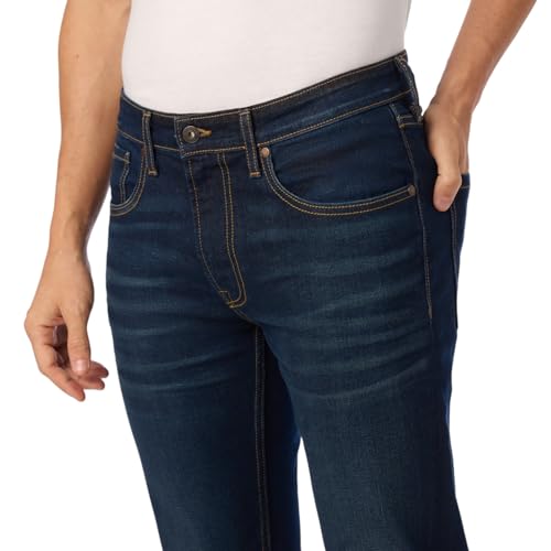 Image of Pepe Jeans Men's Straight Fit Jeans|Mid Rise |Stretchable Fabric| Jeans for Men | Available in Plus Size