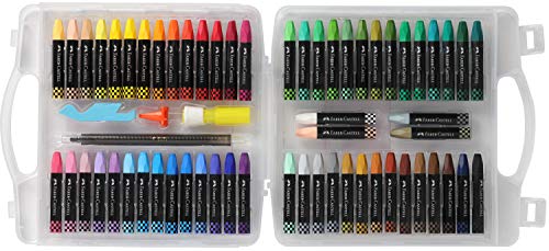 Image of A.W.Faber-Castell Premium Hexagonal Oil Pastels Set (Pack of 60)
