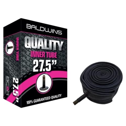 27.5" Baldwins Cycle/Bike Inner Tube 27.5" x 1.75 to 2.125 (Fits any 1.75, 1.85, 1.90, 1.95, 2.0, 2.10, 2.125) Schrader/Car Type Valve Cover
