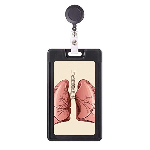 Porte-badge rétractable poumon d'orgue, le cadeau idéal pour étudiant en médecine