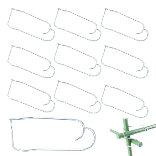 菜園クロスバンド 10本入 園芸 支柱 固定 ジョイント 園芸クロスジョイント パーツ クロスバンド 菜園パーツバンド 植物サポート 植物クリップ 固定金具 配管接続用アクセサリ 家庭菜園 農作業 園芸支柱 支柱固定 接続 変形防止 支柱拡張 支柱補給 植